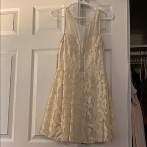 White lace dress